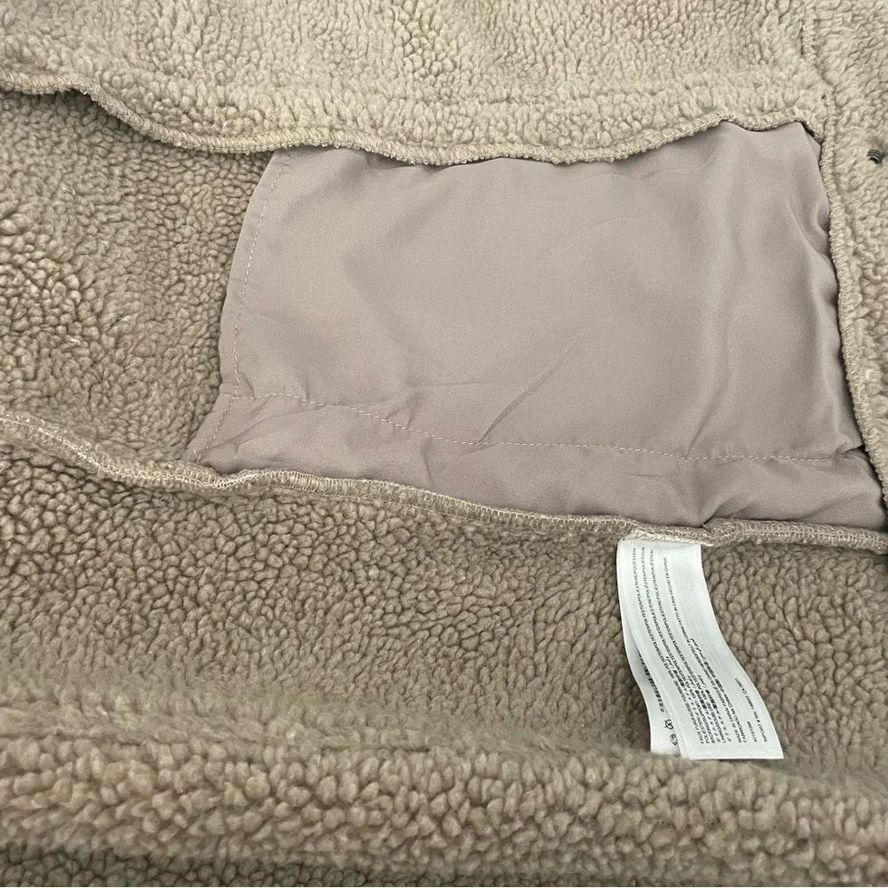 The Fifth Label Moto-Style Faux Suede Sherpa Jacket XS | Australian Brand